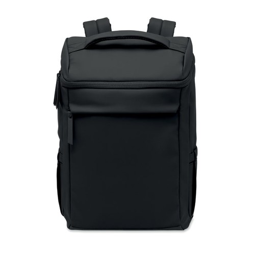 black BOULDER Mochila PU para portátil 15