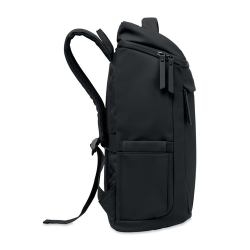 black BOULDER Mochila PU para portátil 15