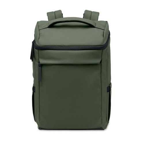 verde oscuro BOULDER Mochila PU para portátil 15