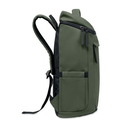 verde oscuro BOULDER Mochila PU para portátil 15