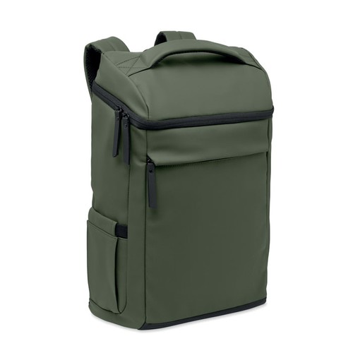 verde oscuro BOULDER Mochila PU para portátil 15