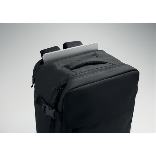 black ASPEN Mochila cabina extensible 20L