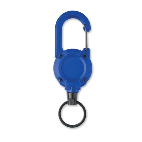 azulón STIBA Porta credenciales retráctil