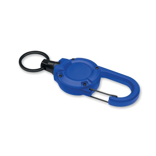 azulón STIBA Porta credenciales retráctil
