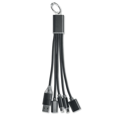 HUBLUE Llavero cable de carga 3 en 1