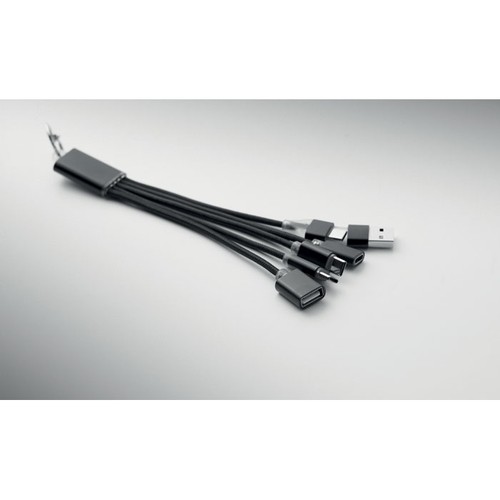 HUBLUE Llavero cable de carga 3 en 1