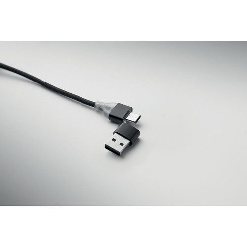 HUBLUE Llavero cable de carga 3 en 1