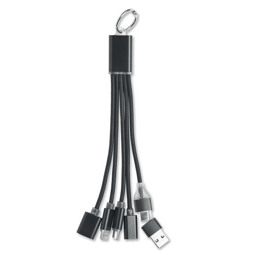 HUBLUE Llavero cable de carga 3 en 1