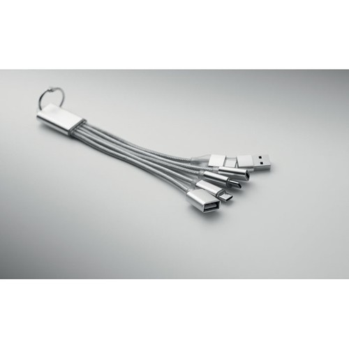HUBLUE Llavero cable de carga 3 en 1