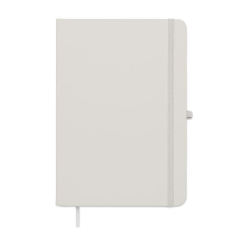 white ARCOLOOP Libreta A5 de PU reciclado