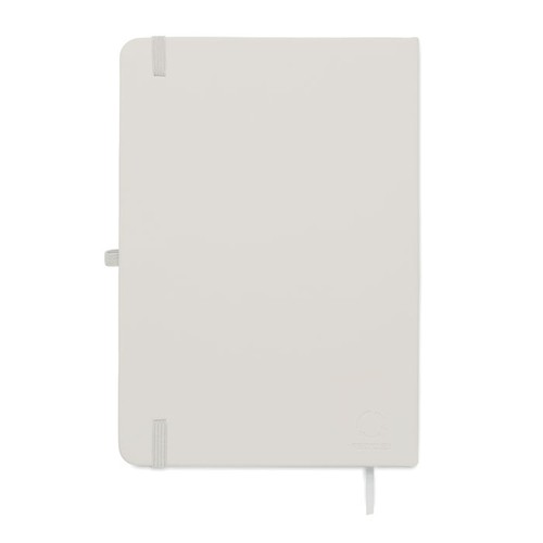 white ARCOLOOP Libreta A5 de PU reciclado
