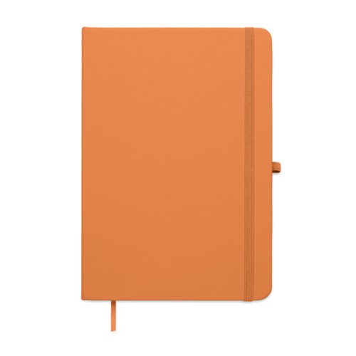 orange ARCOLOOP Libreta A5 de PU reciclado