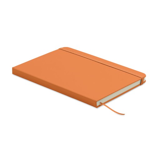 orange ARCOLOOP Libreta A5 de PU reciclado