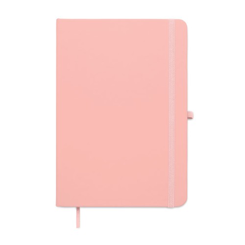 rosa bebé ARCOLOOP Libreta A5 de PU reciclado