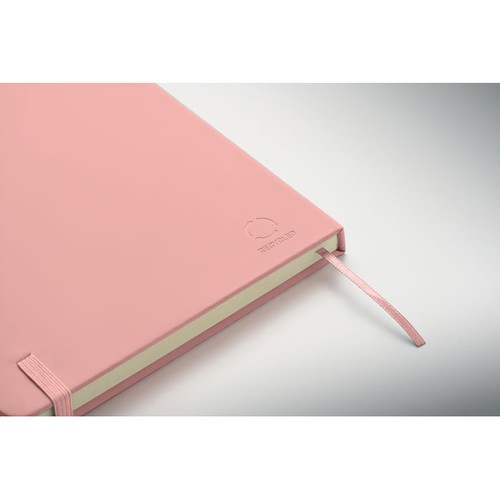 rosa bebé ARCOLOOP Libreta A5 de PU reciclado
