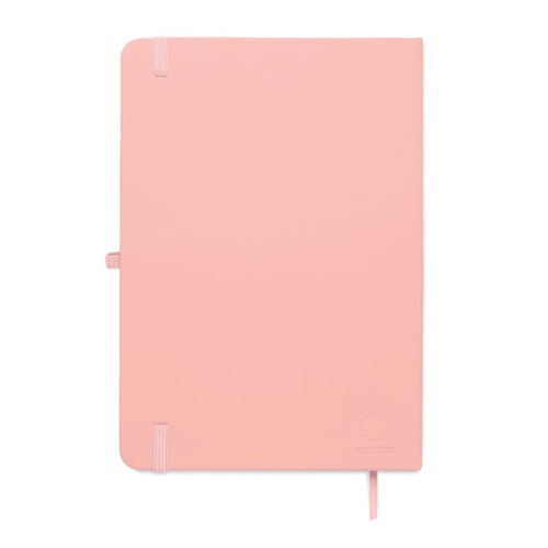 rosa bebé ARCOLOOP Libreta A5 de PU reciclado