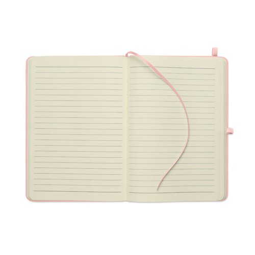 rosa bebé ARCOLOOP Libreta A5 de PU reciclado