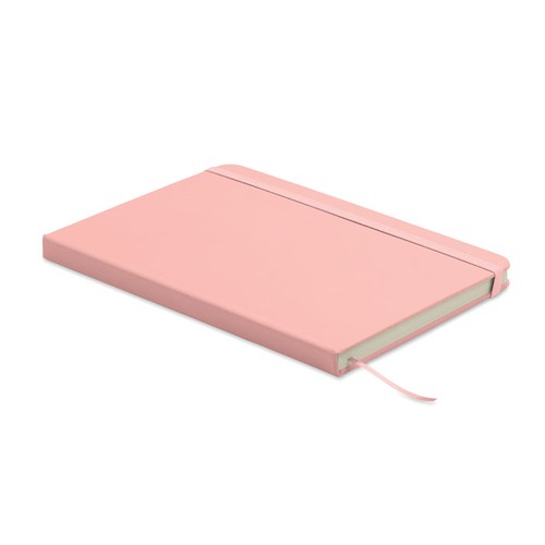 rosa bebé ARCOLOOP Libreta A5 de PU reciclado