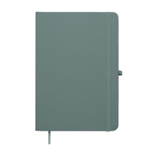 azul petróleo ARCOLOOP Libreta A5 de PU reciclado