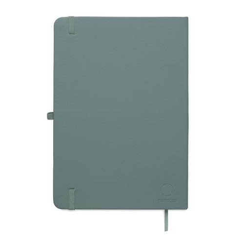 azul petróleo ARCOLOOP Libreta A5 de PU reciclado