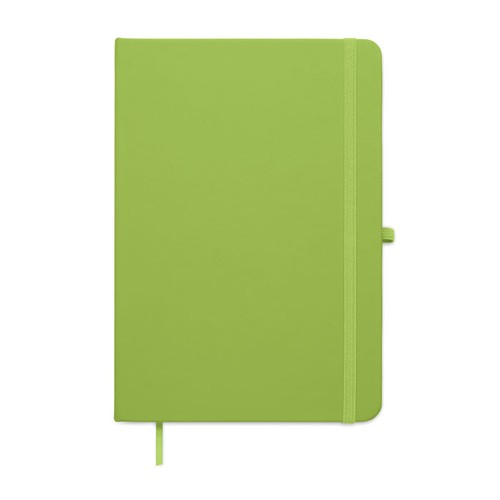 verde lima ARCOLOOP Libreta A5 de PU reciclado