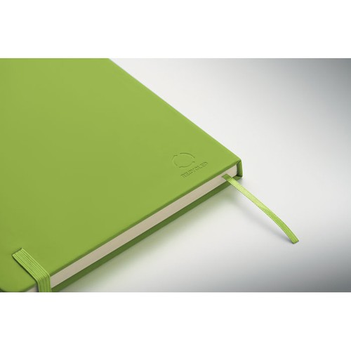 verde lima ARCOLOOP Libreta A5 de PU reciclado