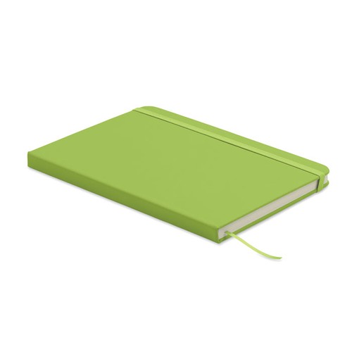 verde lima ARCOLOOP Libreta A5 de PU reciclado