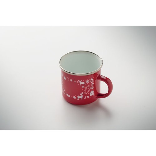 red SEASOMEL Taza esmaltada Navidad 300 ml