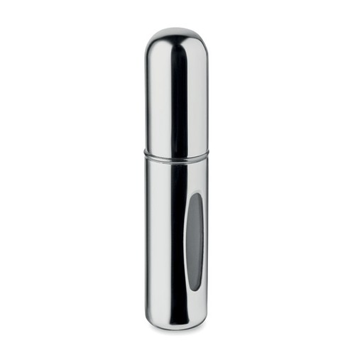 plateado brillante SPRAY Atomizador recargable de 5 ml