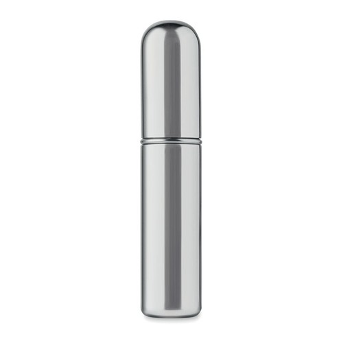 plateado brillante SPRAY Atomizador recargable de 5 ml