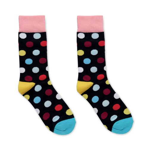 black FUNNY M Calcetines estampados alegres