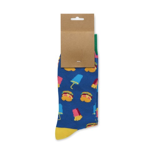 azulón FUNNY M Calcetines estampados alegres