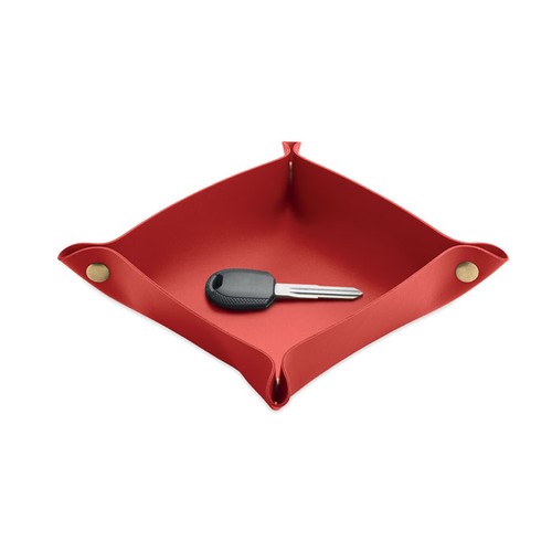 burdeos KEYSPOT Bandeja para llaves de PU