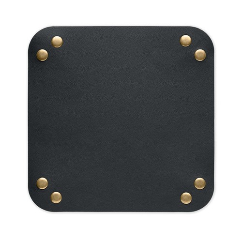 black KEYSPOT Bandeja para llaves de PU