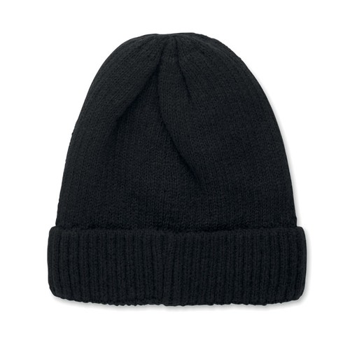PUNTOS Gorro de punto con dobladillo