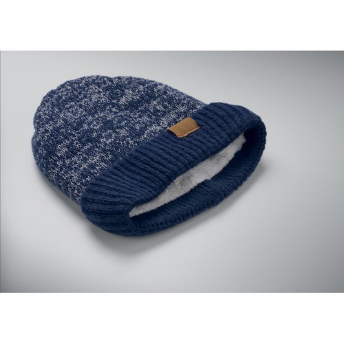 PUNTOS Gorro de punto con dobladillo