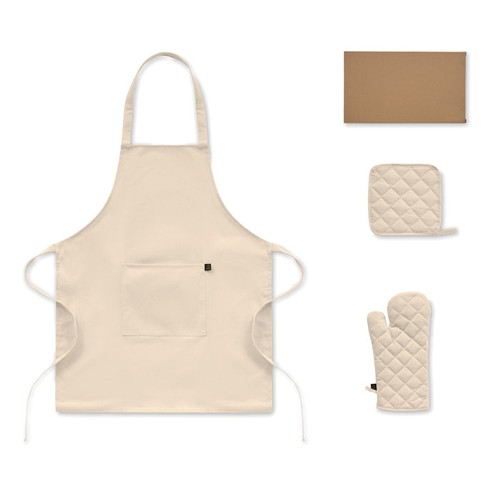 GALA SET Set cocina algodón reciclado