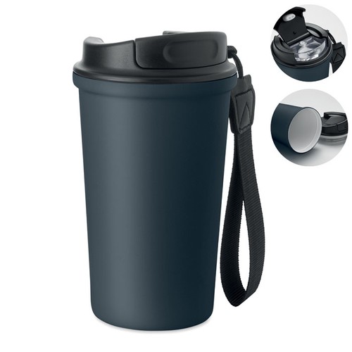 azul marino NAKANO Vaso de acero reciclado 400 ml