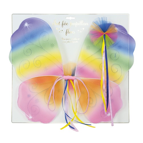 SET FEE PAPILLON FLUO ENFANT thumbnail 4