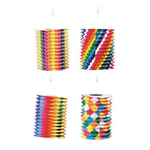 LAMPION CYL.BARIOLE 13CM thumbnail 5