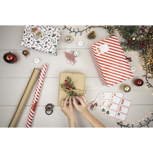 ETIQUETTES CADEAUX ADHESIVES SWEETY XMAS X 12 thumbnail 4