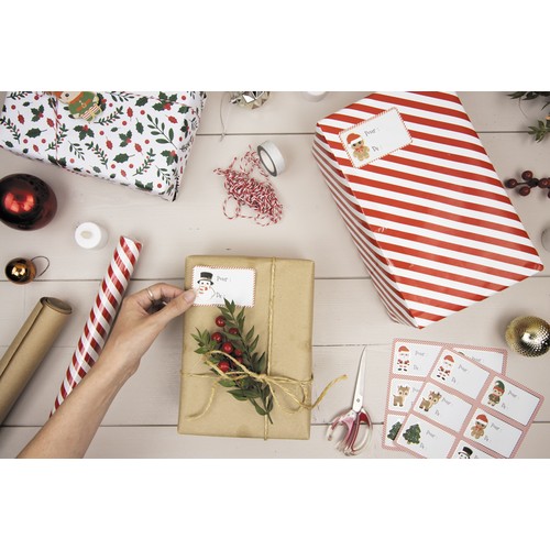 ETIQUETTES CADEAUX ADHESIVES SWEETY XMAS X 12 thumbnail 5