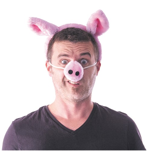 SET COCHON (SERRE TÊTE ET NEZ) PELUCHE thumbnail 4