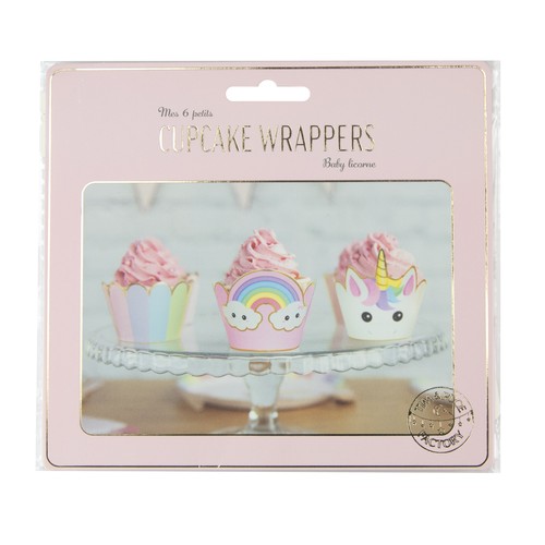 CUPCAKE WRAPPERS BABY LICORNE X 6 thumbnail 4