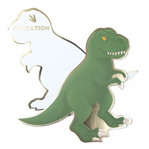 SET DE 8 INVITATIONS DINO thumbnail 4