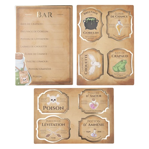 SET DECO LE BAR DES APPRENTIS SORCIERS thumbnail 4