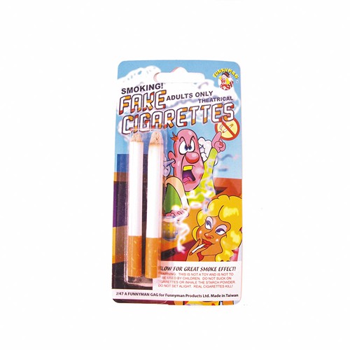 FAUSSES CIGARETTES FUMANTES X2