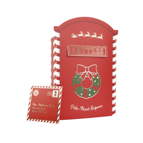 LA BOITE AUX LETTRES DU PERE NOEL ET SES 2 LETTRES SWEETY XMAS thumbnail 5