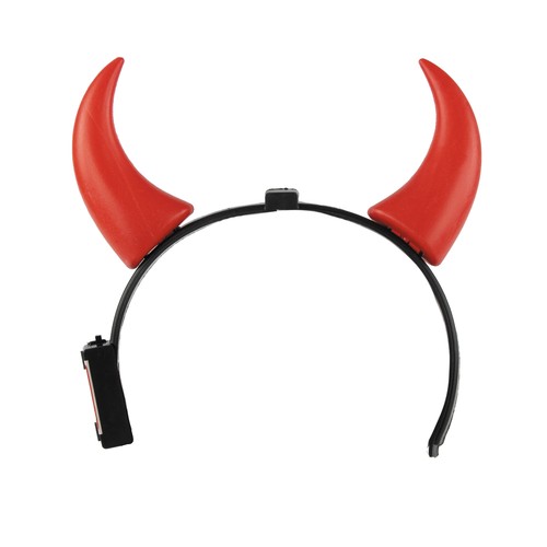 SERRE TÊTE CORNE DIABLE ROUGE LUMINEUX thumbnail 8