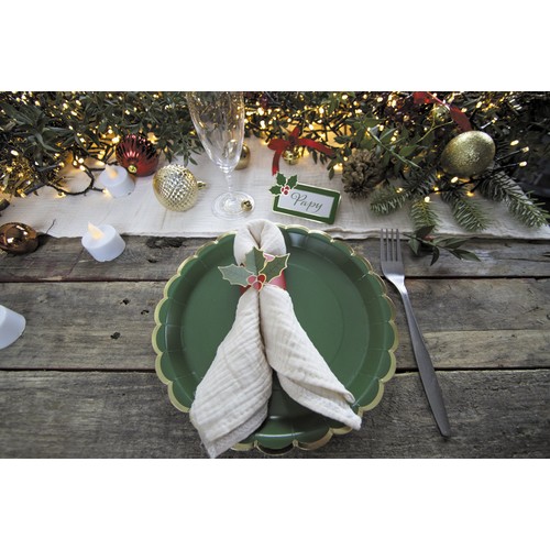 RONDS DE SERVIETTES HOUX DE NOEL X 8PCS thumbnail 4